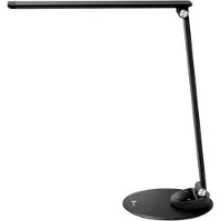 TaoTronics Lampe de bureau LED TT-DL19,tactile, 9W, 400 lm, 5 modes, protection oculaire, USB, Noir, 42 cm, Classe énergétique G