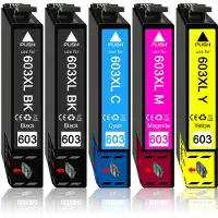 Druckerparadies Lot économique de 5 cartouches d'encre Epson 603XL (603) en multipack