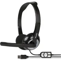 Hamlet HHEADM-BTS casque Sans fil Arceau Appels/Musique USB Type-C Bluetooth Noir