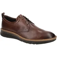 Ecco ST1 HYBRID Chaussures pour hommes - Chaussures basses élégantes - Chaussures à lacets marron NEUF