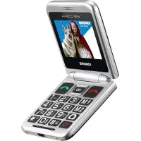 Brondi AMICO TUO 4G Combiné pour personnes âgées avec grosses touches noires