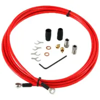 MSCH Copenhagen Hydraulic Cable Kit Direct Entry Banjo 3 Meters Red 5 mm