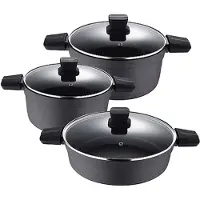 Markenlos Set de casseroles San Ignacio BISTRO SG Noir 6 pièces