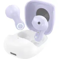 XO Ecouteurs intra-auriculaires G28 TWS Bluetooth 5.4 - Ecouteurs sans fil violets avec étui de charge