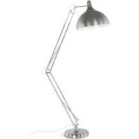 Demotex GmbH Magnifique lampadaire en métal brossé de Casa Padrino - lampe de haute qualité