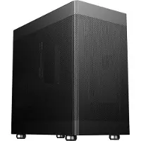 ITek PROMESH 35B Black Mini Tower PC Case for Gaming and Office, ATX/ITX Stand