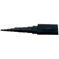 3M 80x HDT-AN Gaine thermorétractable à paroi épaisse avec adhésif, noir, 85/25 mm, 1 m, petit paquet