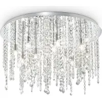 Ideal Lux Chrome cristal plafonnier ROYAL 12 ampoules