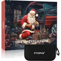Sonstiges VTYEPOU Calendrier de l'Avent Set d'outils pour hommes 24-en-1 Cadeau de Noël