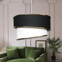 Opviq , AYD-3629, chandelier, noir, ABAT-JOUR EXTÉRIEUR, 30 x 30 x 70 cm