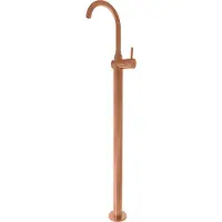 RAV Mitigeur lavabo sur pied SEINA en laiton rose gold brossé H. 115 cm