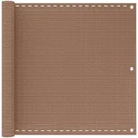 Syfax Panneau de balcon Topo, 90 x 700 cm, en HDPE et aluminium
