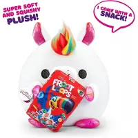 Zuru Snackles grande licorne Richard Loops Snackle peluche avec nourriture 35cm