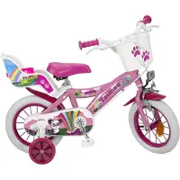 Toimsa Fantasy 12 pouces 21 cm Fille Frein sur jante Rose/Blanc