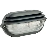 A Forged Tool Palpebra IP54 Plafonnier ovale noir