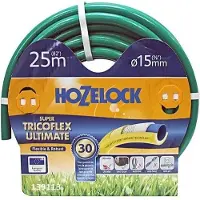 Hozelock Tuyau d’arrosage multi usage Super Tricoflex Ultimate 19mm - 25m - vert