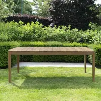 Wilsa Garden Table de jardin en teck massif 6/8p CALVI