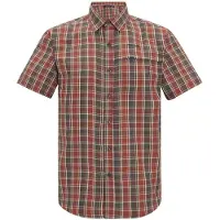 Regatta Mindano Short Sleeve Shirt Rouge M Homme