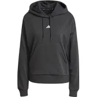 Adidas Essentials Small Logo French Terry Hoodie Noir M Femme