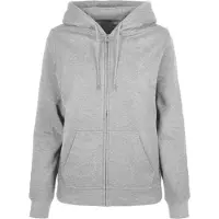 Build Your Brand Basic Full Zip Sweatshirt Gris XS Femme