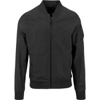 Build Your Brand Nylon Bomber Jacket Noir 2XL Homme