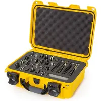 Nanuk 915 valise avec mousse pour 28 couteaux, jaune