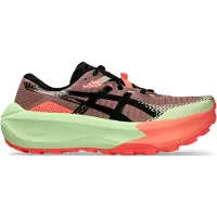 Asics Chaussure de course 'TRABUCO MAX 5' vert clair / bourgogne / rouge clair / noir