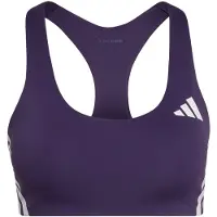 Adidas Soutien-gorge de sport 'Adizero' violet foncé / blanc cassé