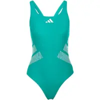 Adidas Maillot de bain sport turquoise / blanc