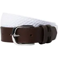 Hackett London pour homme. HM413225 Ceinture parachute blanche (L), Casuel, Polyester