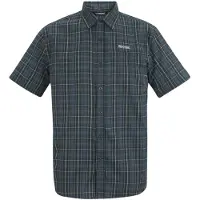 Regatta Begarno Short Sleeve Shirt Bleu XL Homme