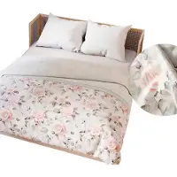MARKIZETA HOME Literie, linge de lit en satin de coton 160x200 Rosalina roses