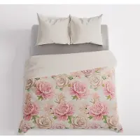 MARKIZETA HOME Literie, satin de coton, haute qualité 160x200 Patti fleurs