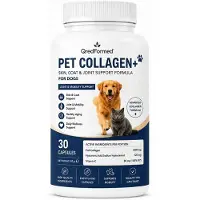 ZIMETER PET COLLAGEN+ - Soin de la peau, du pelage et des articulations pour chiens - 30 gélules