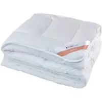 Inter Widex Couette d'été 155x200 CLASSIC Senna Home, anti-allergénique, légère, respirante, blanche