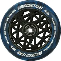 Boarddistribution NKD 120 mm Roue de trottinette stunt Black Widow Blue & Black Mix