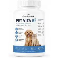 ZIMETER PET VITA B+ - Complexe vitaminique quotidien pour chiens et chats - 30 comprimés