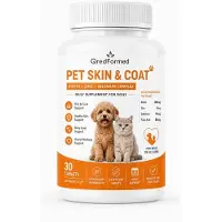 ZIMETER PET SKIN & COAT - Complexe biotine + zinc + sélénium - 30 comprimés