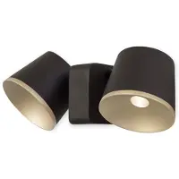 Leds-C4 Lighting LEDS-C4 Drone, 2 flammes, marron/or