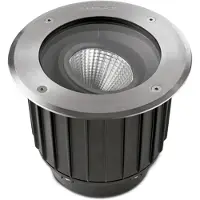 Leds-C4 Lighting Leds-C4 Gea - LED encastrées au sol Uplight acier inoxydable poli 22,3 cm 2815 lm 2700K IP67
