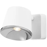Leds-C4 Lighting LEDS-C4 Drone, 1 flamme, blanc/argenté