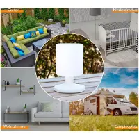 Smartwares Lampe de bureau LED 17x25,5 cm blanc