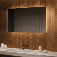 Artforma Miroir de salle de bain avec éclairage LED L58 120x70 cm | Couleur LED : Blanc froid 6500K