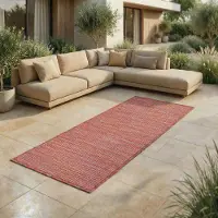 FashionHome GmbH In & Outdoor Tapis - Tapis résistant aux intempéries pour balcon, terrasse, jardin, salon, cuisine - Résistant, Résiste aux rayons UV & à l'eau - Taille 80 x 250 cm, Arc-en-ciel
