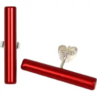 Demarie Boucles d'oreilles rouge