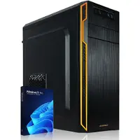 GREED Basic PC avec Intel Celeron G5905 - Ordinateur pour bureau / Computer avec 3,5 GHz - 8 Go RAM - 512 Go SSD - USB 3.0 - Wi-Fi + Windows 11 Pro