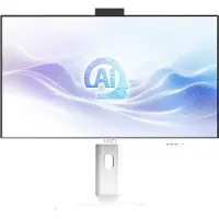 MSI Ordinateur de bureau Tout-en-un Modern AM273QP AI 1UM-081FR 27" Intel Core Ultra 7 32 Go RAM 1 To SSD Blanc - Azerty Français