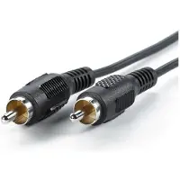 Value Secomp VALUE - Câble vidéo - RCA (M) pour RCA (M) - 10 m - blindé - noir
