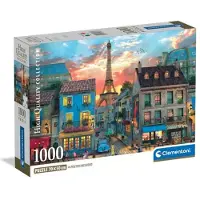 Clementoni Puzzle CLE 1000 Compact HimejiStreetsOfParis 39983