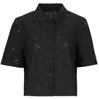 Vero Moda Blouses VMELIZA SHORT 2/4 SLEEVE SHIRT femmes - Noir - EU L